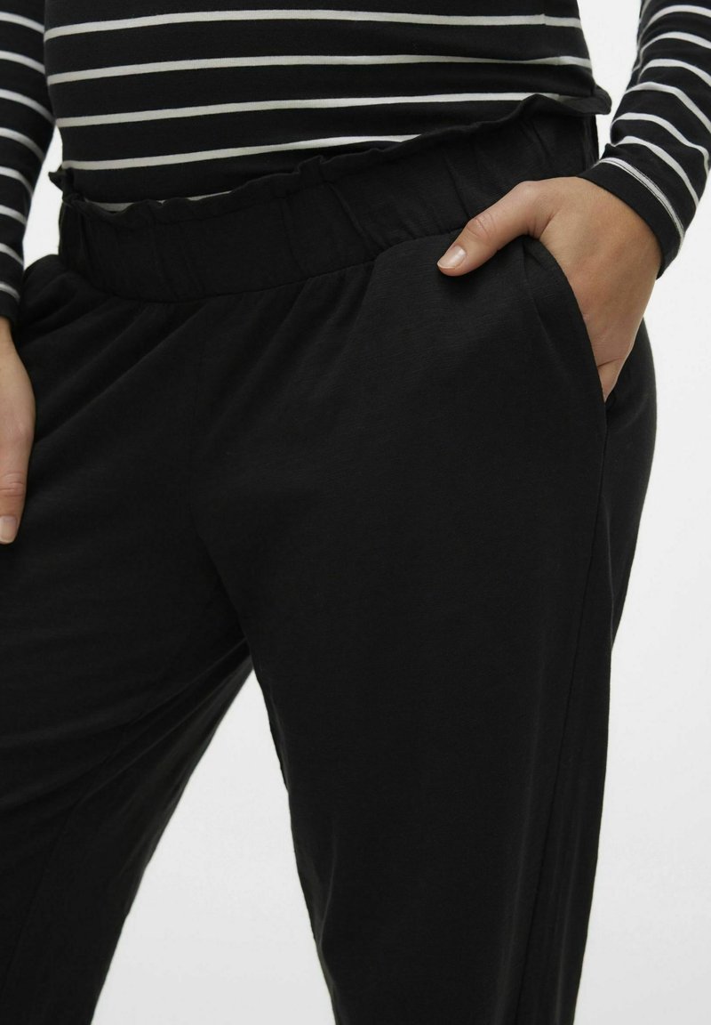 MAMALICIOUS flared broek MLGLORIA zwart MAMALICIOUS flared broek MLGLORIA zwart