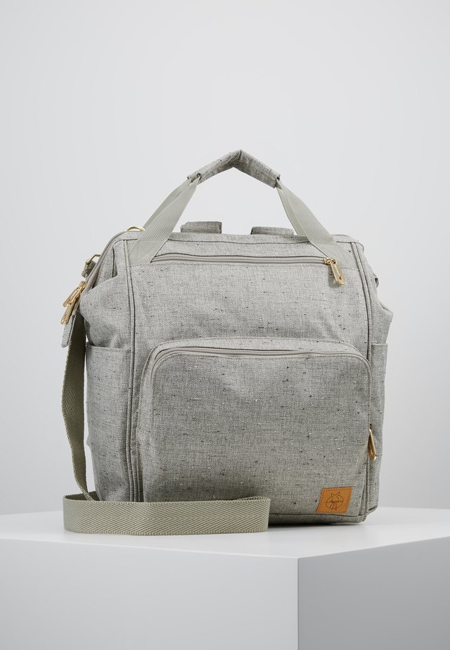 GREEN LABEL BACKPACK - Vaippalaukku - light grey/beige