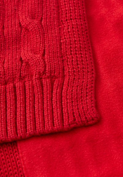 Polo Ralph Lauren CABLE-KNIT COTTON SCARF UNISEX - Šalle - red