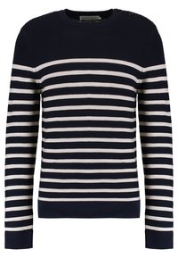 Pier One Stickad tröja - dark blue