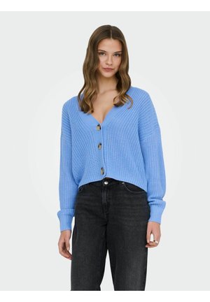 ONLCAROL NICE  LS NOOS - Cardigan - cornflower blue