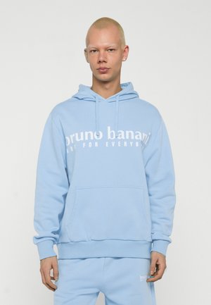 Bruno Banani BASIC LOGO PRINT - Kapuzenpullover - turquoise