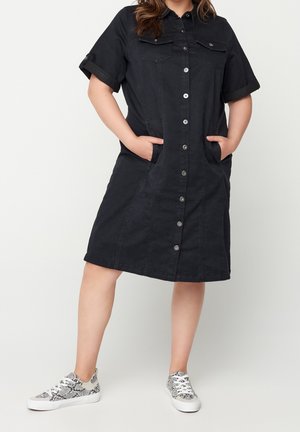 Jeansklänning - black