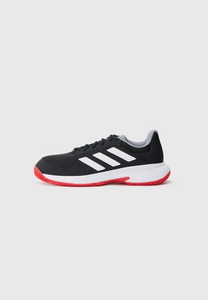 GAME SPEC 2 UNISEX - Multicourt Tennisschuh - core black/white/better scarlet