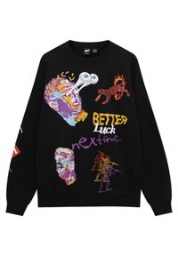 PULL&BEAR Mikina - black