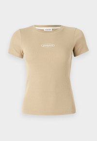 SLIM - T-shirt basic - travertine sand