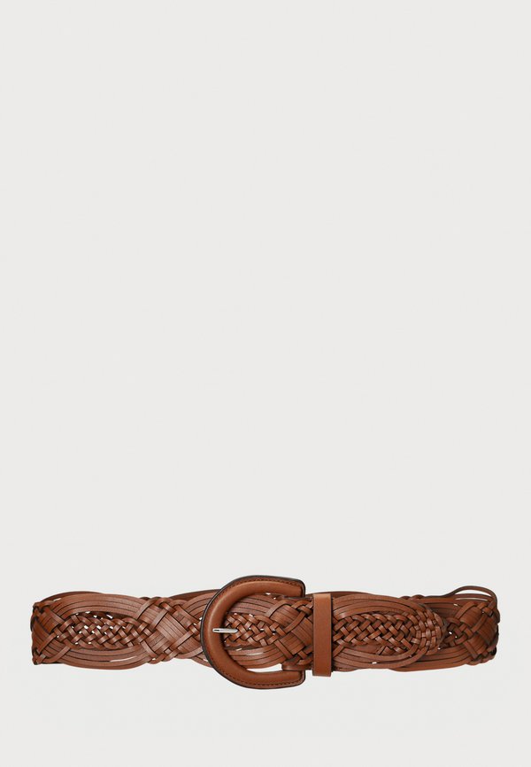 BRAID BELT WIDE - Gürtel - lauren tan