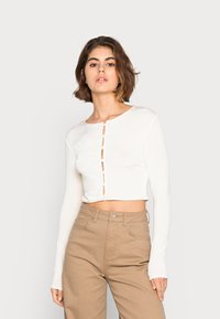 NA-KD Casaco de malha - offwhite