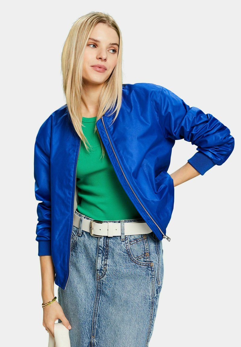 Esprit Bomber Jacket bright blue/blue Zalando.ie