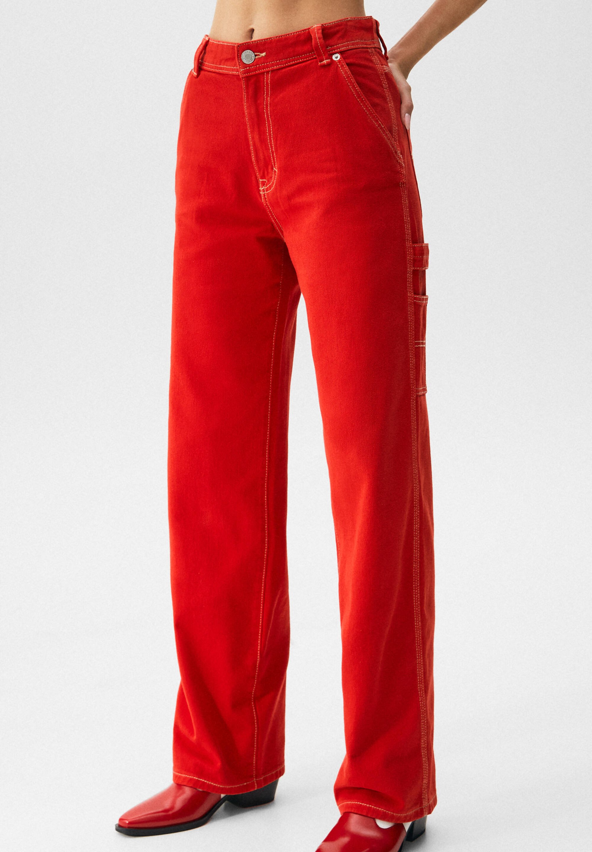 Rode Jeans voor dames | Spijkerbroeken online kopen | ZALANDO