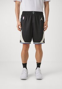 Nike Performance NBA MILWAUKEE BUCKS MIL SHORT 22 - Klub merchandise - black/flat opal