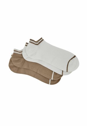 CALLA 2 PACK - Șosete - taupe white