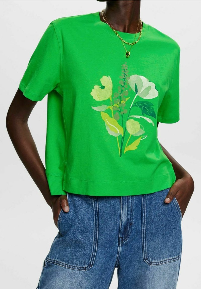 Esprit T-shirt imprimé - green