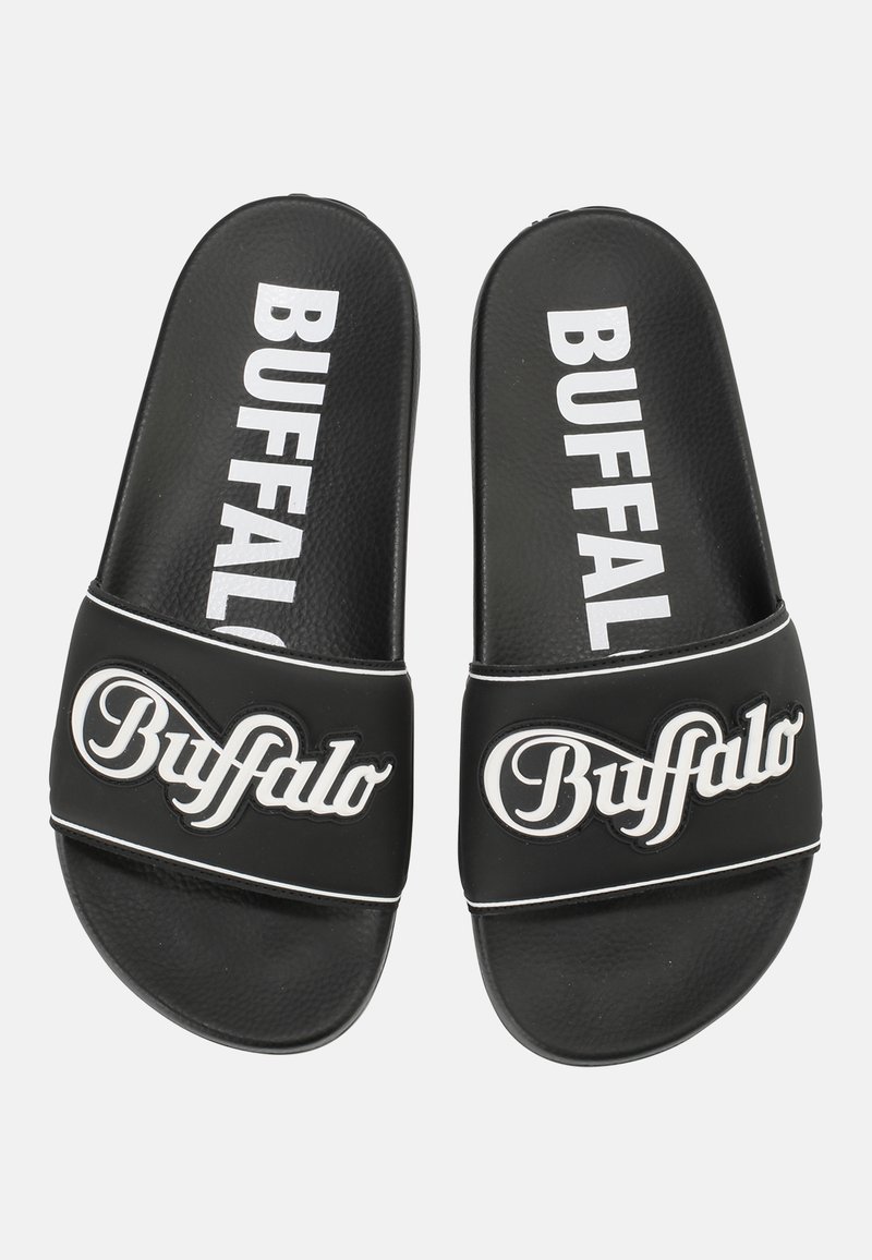 Damen Zehentrenner | Buffalo REES Badesandale black/schwarz - YO59108 Damen Zehentrenner | Buffalo REES Badesandale black/schwarz - YO59108