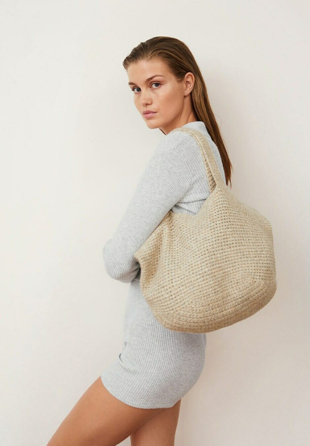Mango ODENSE - Handbag - beige - Zalando.de