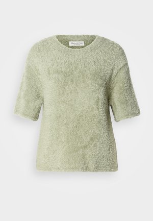 Marc O'Polo SHORTSLEEVE ROUND NECK - Basic T-shirt - smooth sage