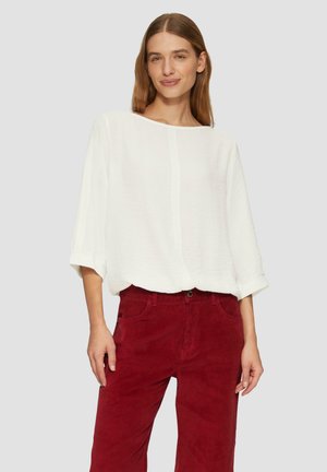 MIT WEITEM ÄRMEL - T-shirt à manches longues - creme