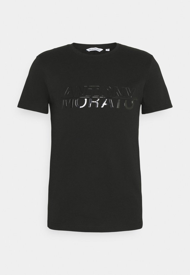 WITH LOGO - Camiseta estampada - nero