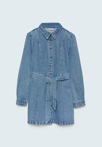 Stradivarius Farkkumekko - light blue