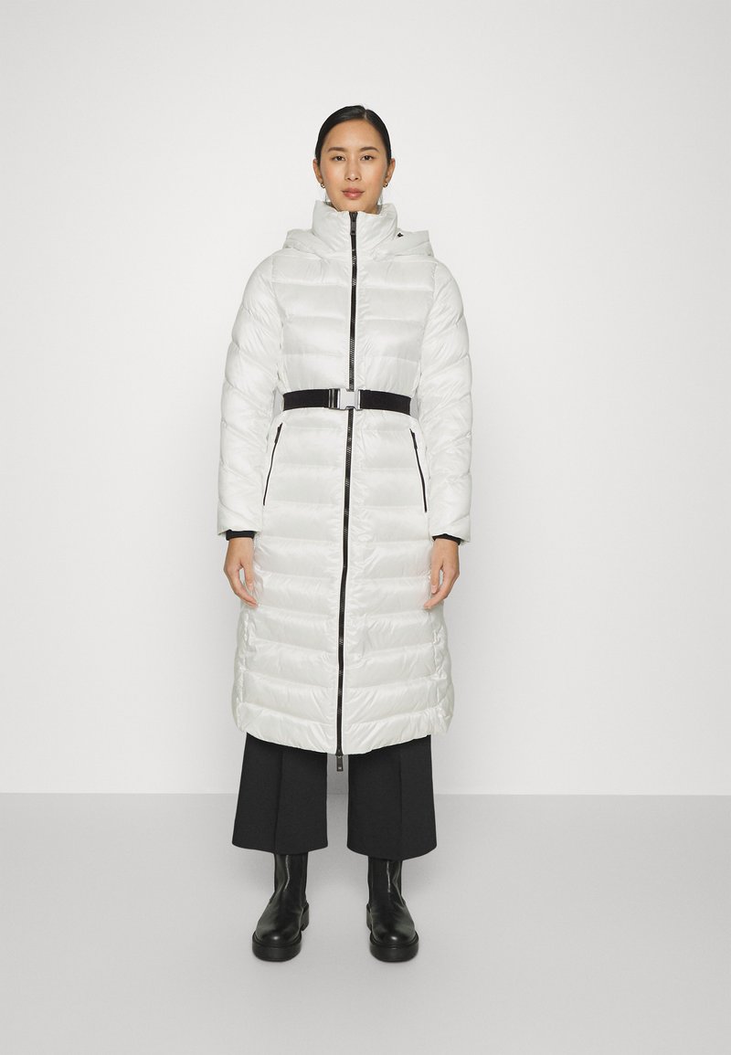 Calvin Klein ESSENTIAL BELTED MAXI COAT Winter coat ecru/white