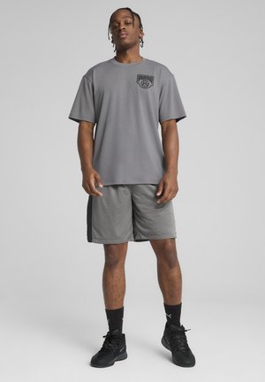 POSTERIZE BASKETBALL - T-shirts print - flat medium gray