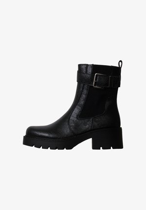 Super Mode, BOTTINES À ZIP SUPER MODE - Bottines de cowboy / motard - serpent
