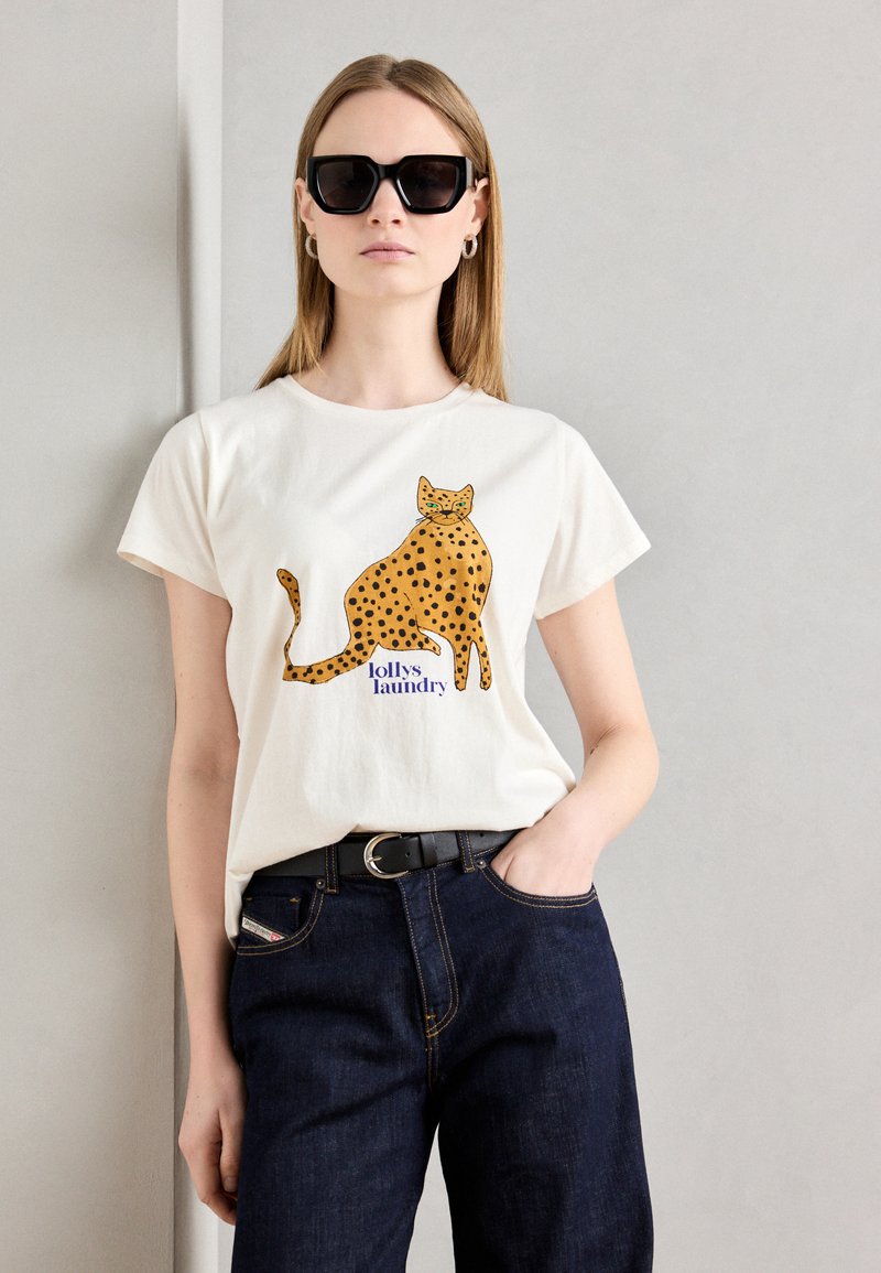Lollys Laundry TEE - T-shirts med print - white