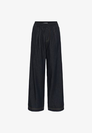 InWear, GLENNIW PULLON PANTS - Wide Leg - dark denim