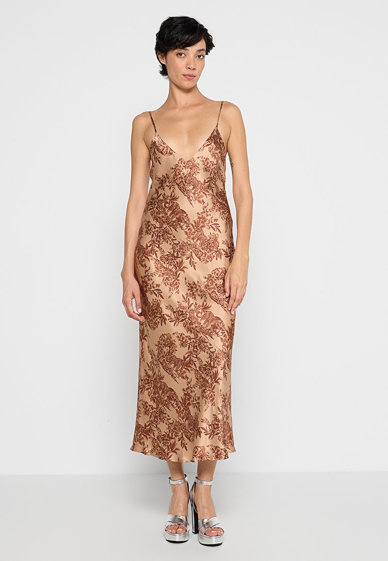 L’Agence Maxi-jurk lichtbruin