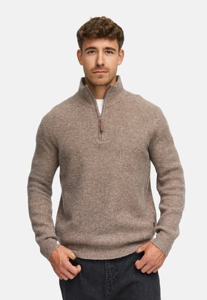Pullover - dk brown mix