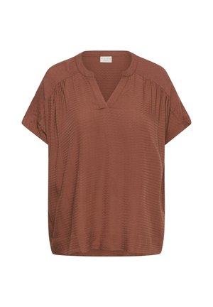 Kaffe Curve, KCMINA BLOUSE - Blouse - henna