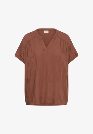 Kaffe Curve, KCMINA BLOUSE - Blouse - henna
