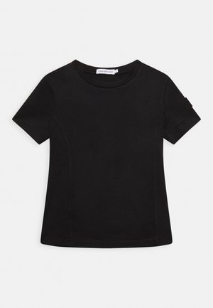 BADGE FITTED - T-Shirt basic - ck black