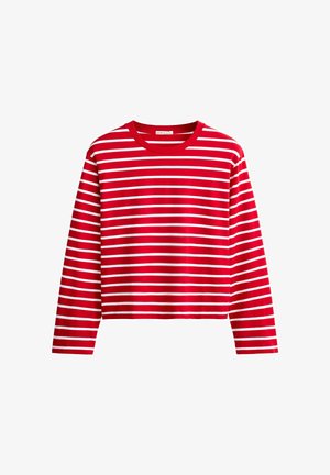 OYSHO, T-shirt à manches longues - red