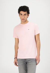 Tommy Jeans SLIM TEE - T-shirt - bas - precious pink