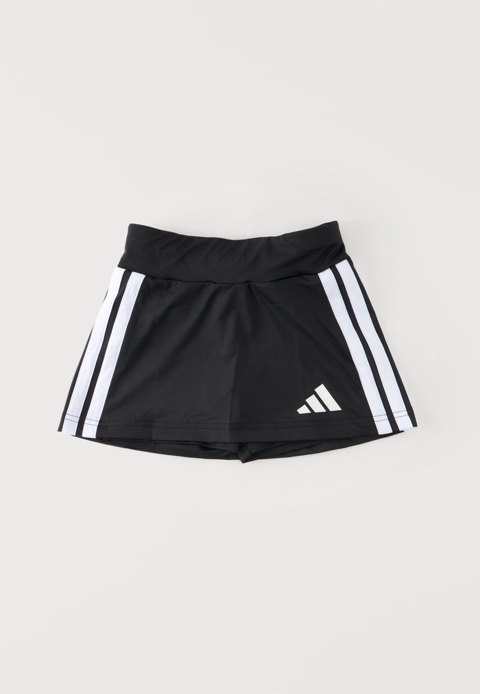 adidas ESSENTIAL STRIPES SKORT - Shorts - black/white