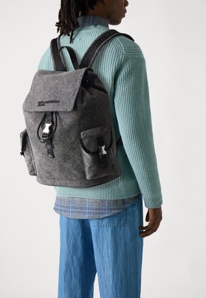 WASHED UTILITY BACKPACK - Rucksack - washed black