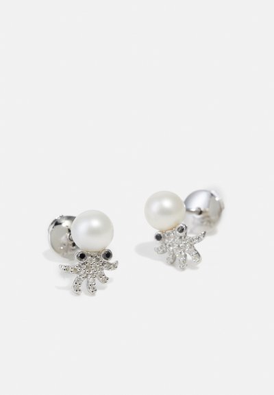 Yvonne Leon PAIRE DE PUCES OCTOPUSS - Náušnice - white gold coloured