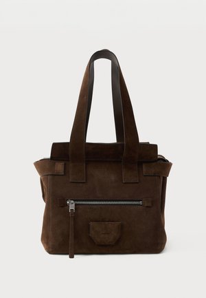 PEREZ - Sac à main - fango brown