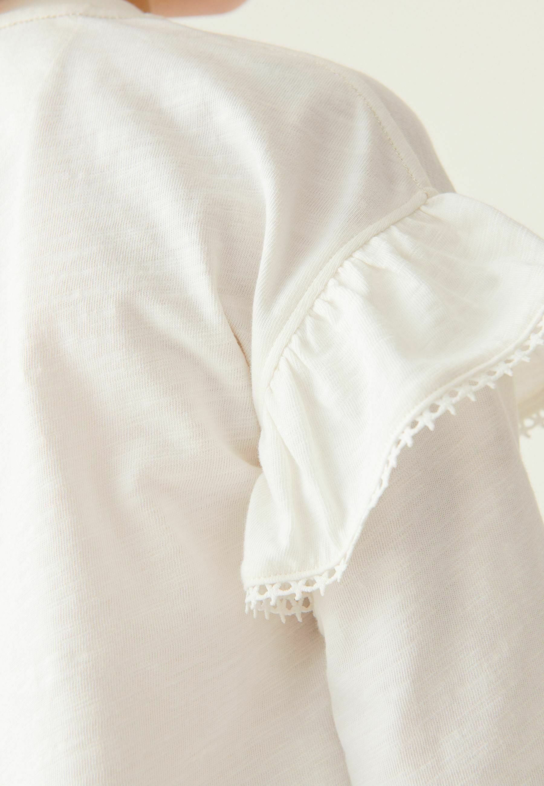 mint velvet sequin puff sleeve top