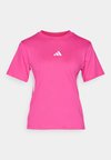 T-shirts med print - semi lucid fuchsia/white