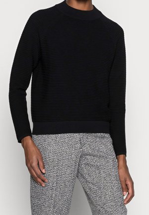 Strickpullover - black