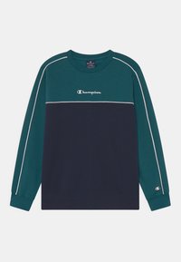 Champion CREWNECK UNISEX - Felpa - dark green/dark blue