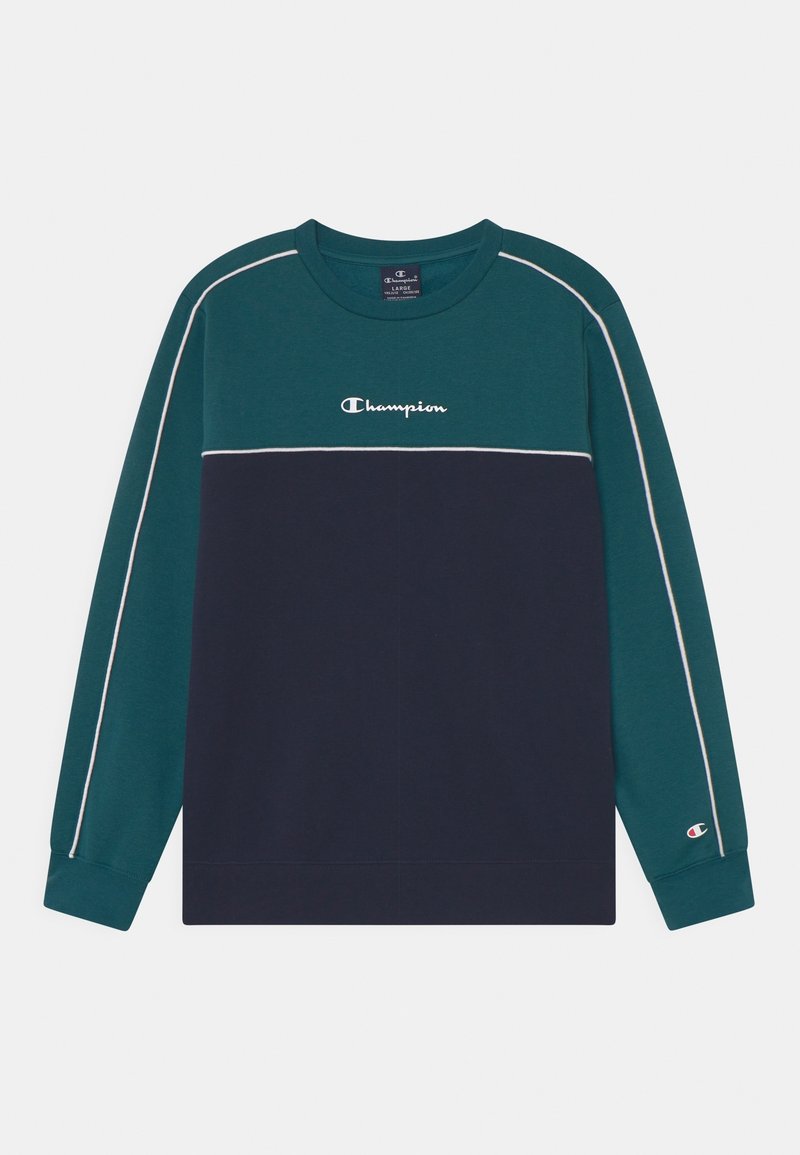 Champion CREWNECK UNISEX - Felpa - dark green/dark blue