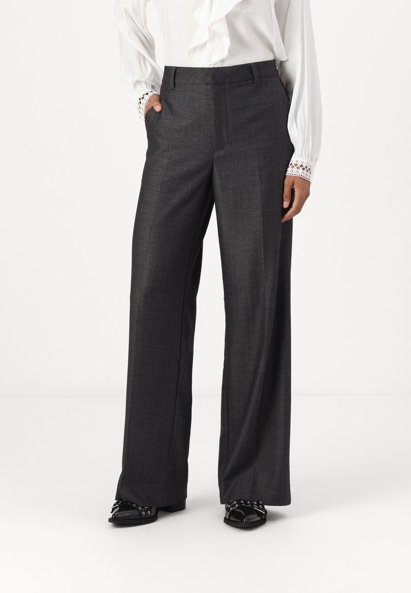 Copenhagen Muse TAILOR - Tygbyxor - black medium grey