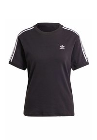 3 STRIPE  - Print T-shirt - black