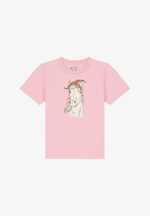 watapparel, PFERD - T-shirt print - cotton pink