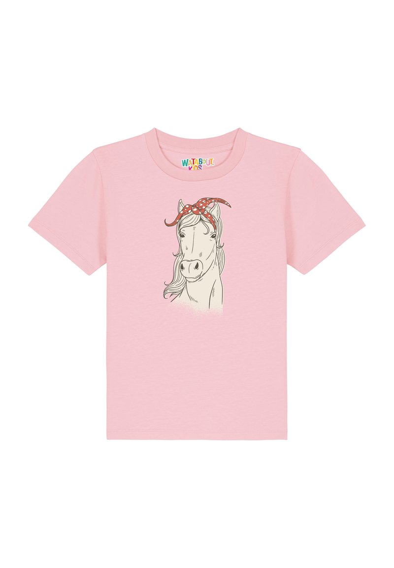 watapparel PFERD - T-shirt imprimé - cotton pink