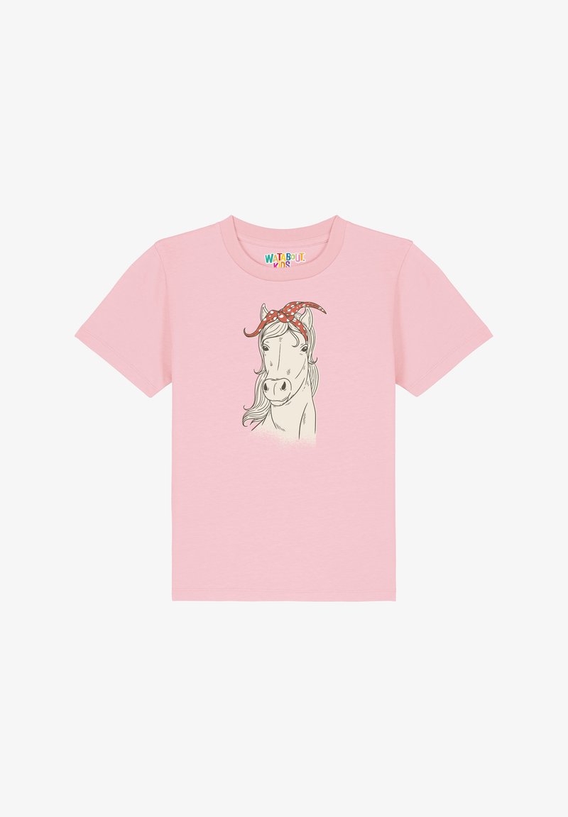 watapparel PFERD - T-shirt imprimé - cotton pink