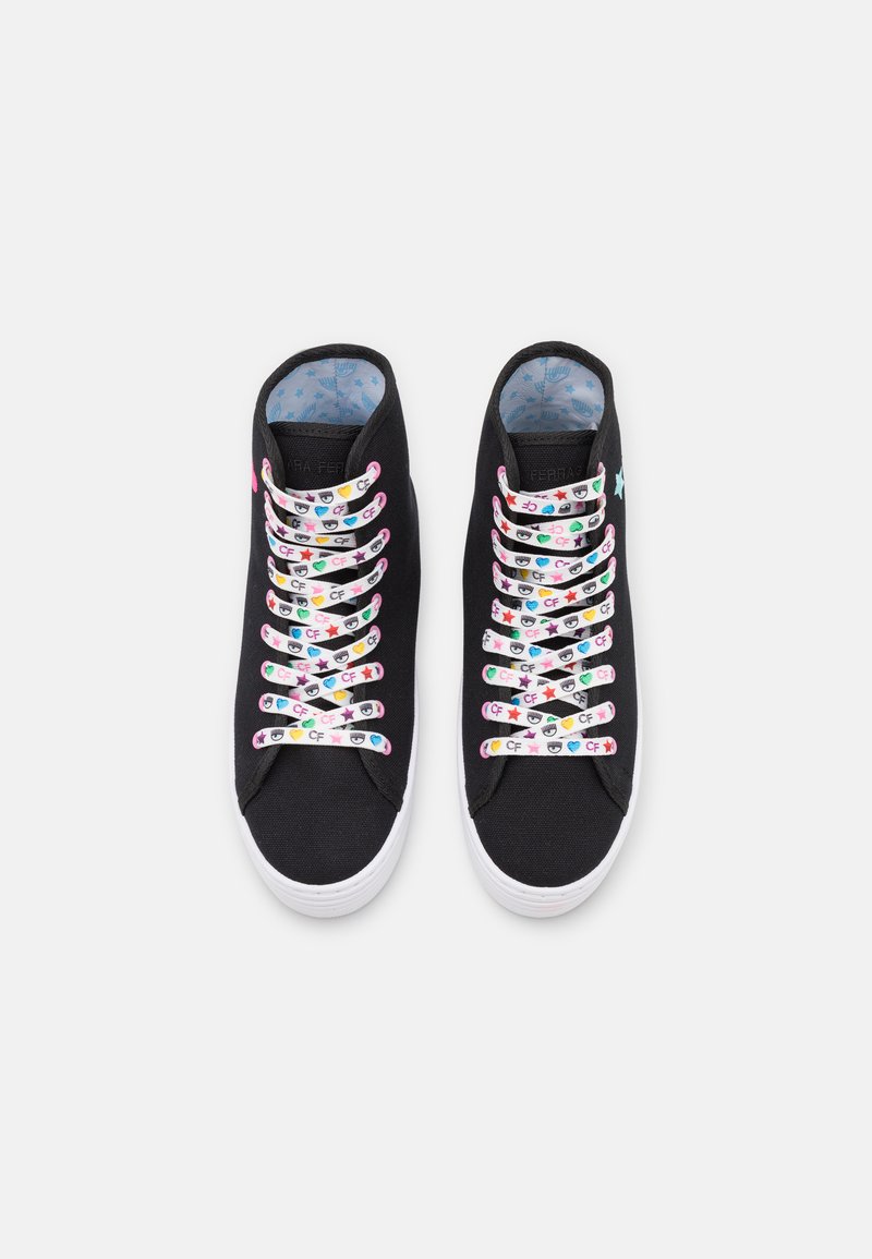 converse chiara ferragni nere alte